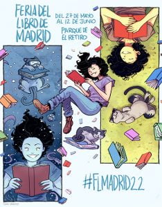Cartel Feria del libro de Madrid 2022